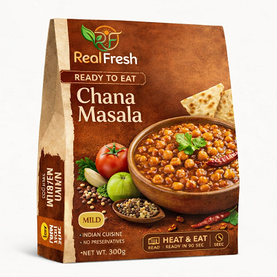 Ready to Eat Chana Masala | Chickpea Curry | Authentic Indian Meal | No Added Preservatives