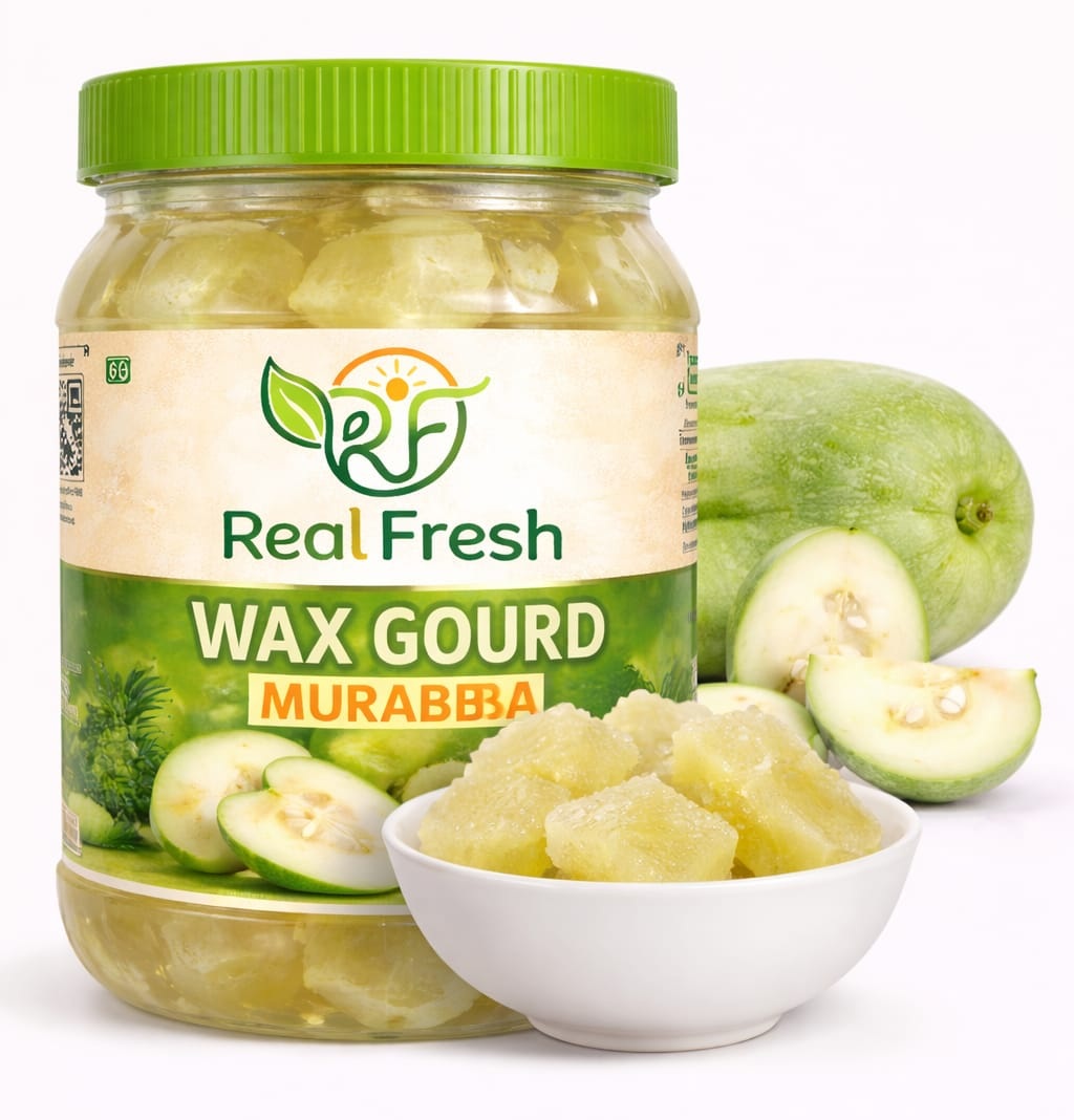 Premium Ash Gourd Murabba (White Petha Murabba) | Sweet & Juicy Winter Melon Preserve | Traditional Indian Sweet | No Artificial Preservatives