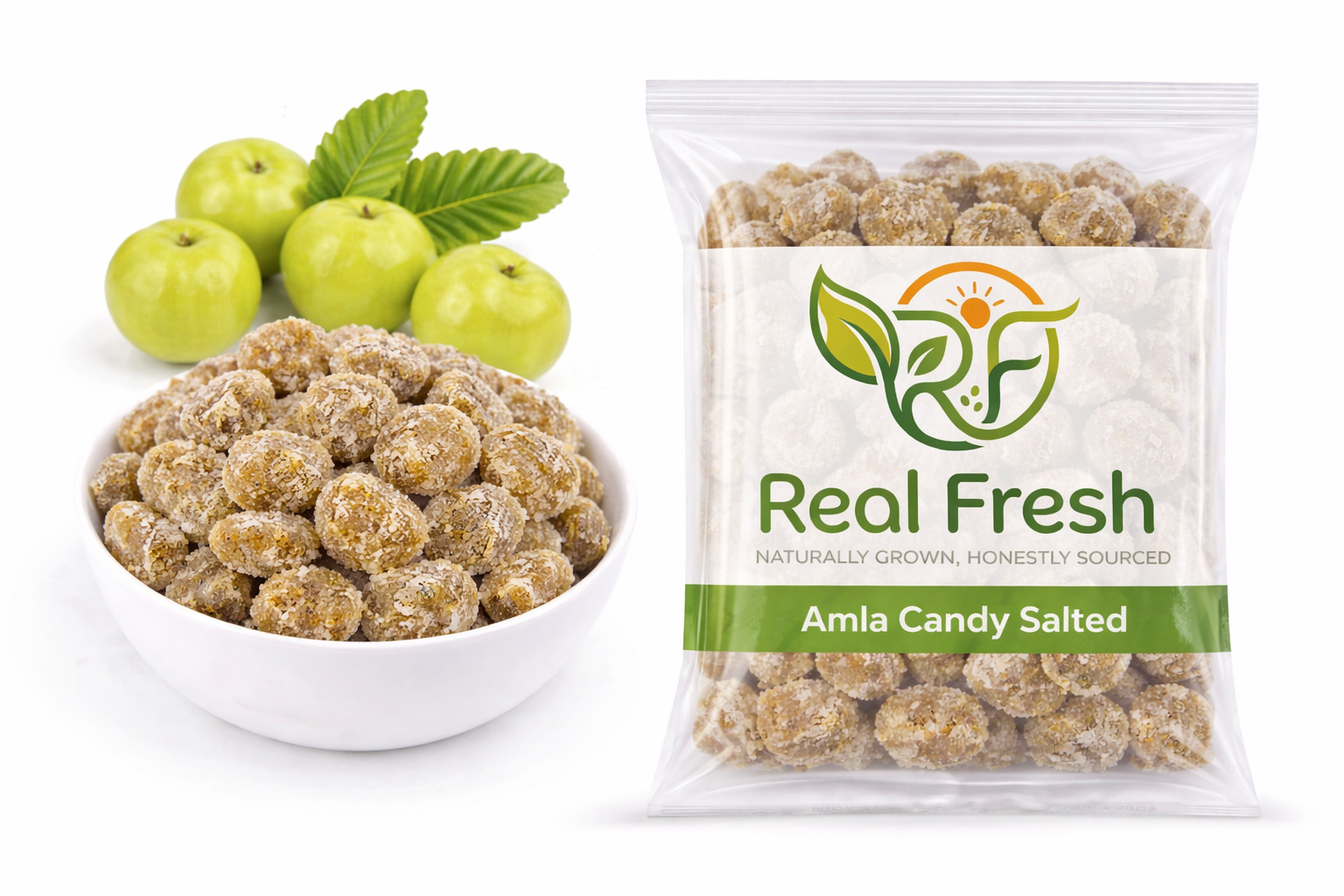 Premium Salted Amla Candy | Indian Gooseberry Digestive Candy | Tangy & Chatpata Snack | Rich in Vitamin C