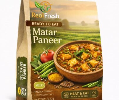 Ready to Eat Matar Paneer | Peas & Cottage Cheese Curry | Authentic Indian Meal | Added Preservatives