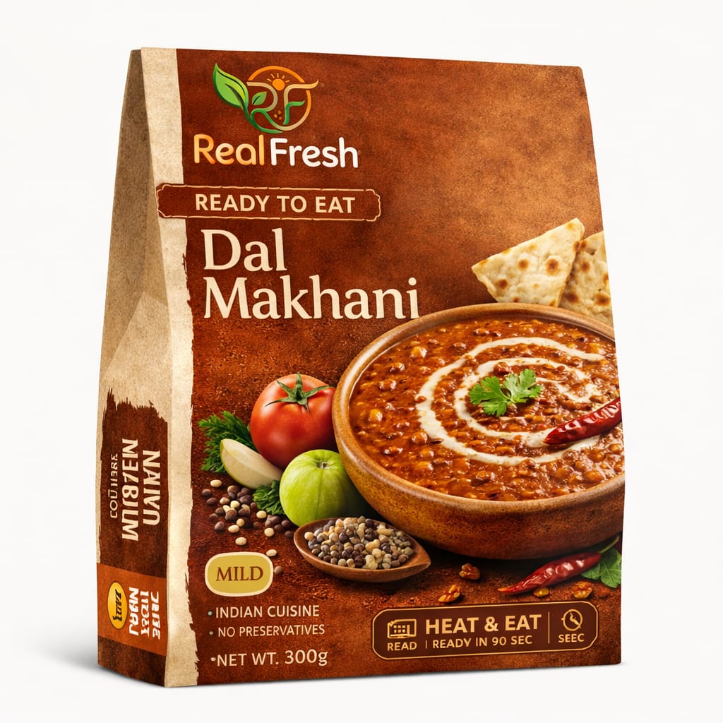 REAL FRESH Ready to Eat Dal Makhni