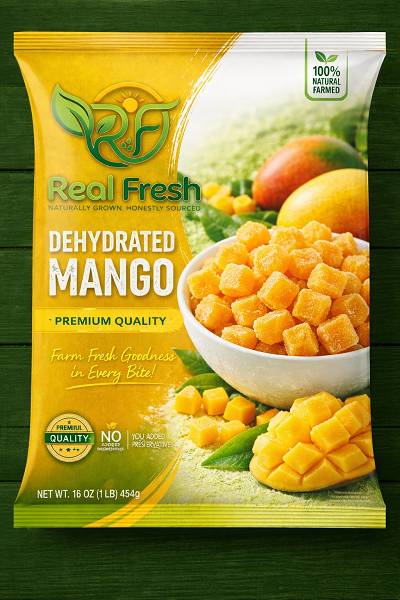 Premium Dehydrated Mango Slices | 100% Natural Dried Mango | No Added Preservatives | Healthy Sweet Snack