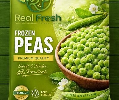 Premium Frozen Green Peas | Fresh & Tender Matar | IQF Frozen | No Added Preservatives